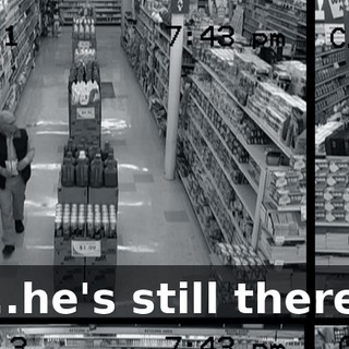 ...he's still there,
