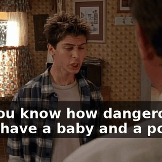 Do you know how dangerous it is to have a baby and a pool?