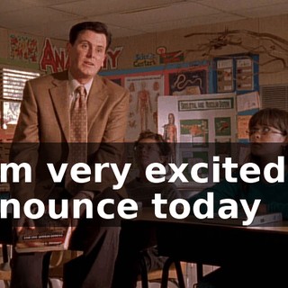 I am very excited to announce today
