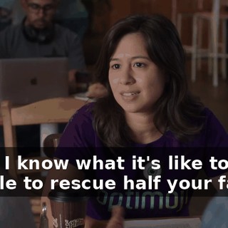 Look, I know what it's like to only be able to rescue half your family,