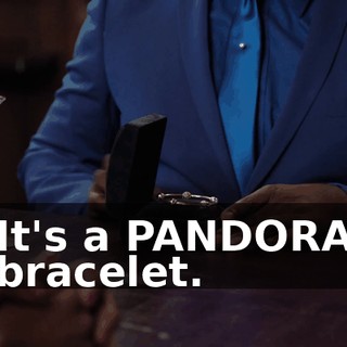 It's a PANDORA bracelet.
