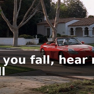 ♪ As you fall, hear me call ♪