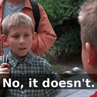 No, it doesn't.