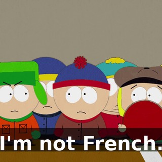 I'm not French.