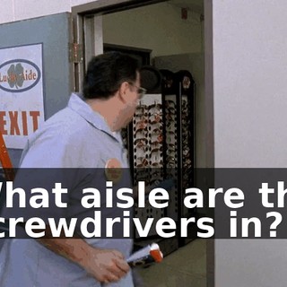 What aisle are the screwdrivers in?
