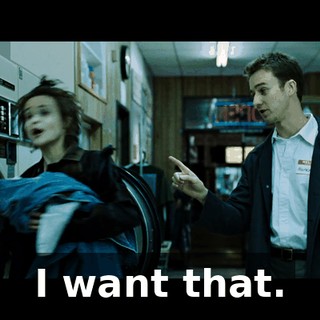 I want that.