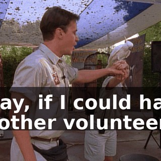 Okay, if I could have another volunteer.