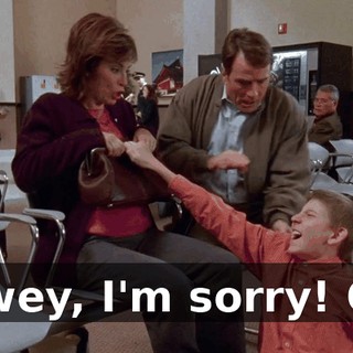 Dewey, I'm sorry! Ow!