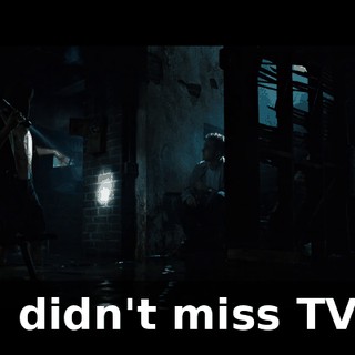 I didn't miss TV.