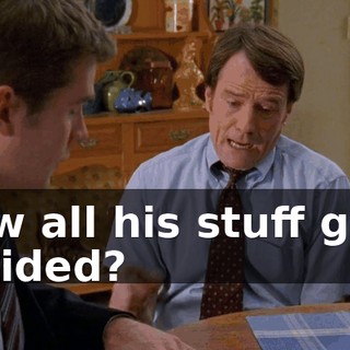 how all his stuff gets divided?