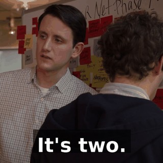 It's two.