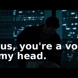Jesus, you're a voice in my head.