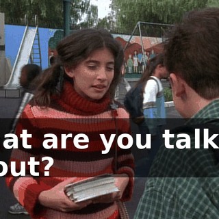 What are you talking about?