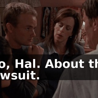 No, Hal. About the lawsuit.