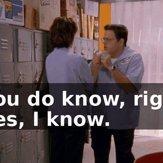 - You do know, right? - Yes, I know.