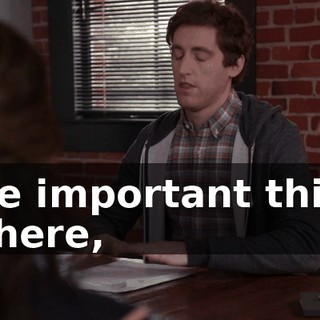 The important thing is here,