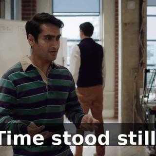 Time stood still.