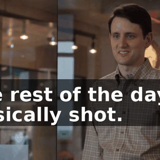 the rest of the day is basically shot.