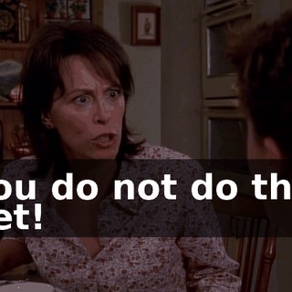 You do not do this yet!