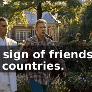 It is a sign of friendship in many countries.