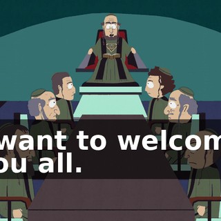 I want to welcome you all.