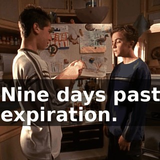 Nine days past expiration.
