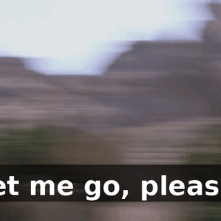 Let me go, please!