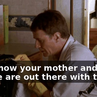 And now your mother and Jamie are out there with them,
