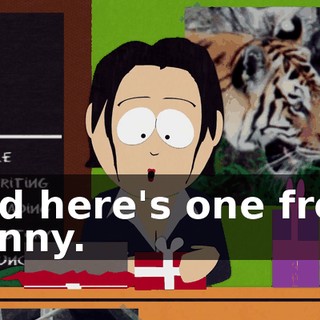 And here's one from Kenny.