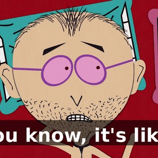 You know, it's like,