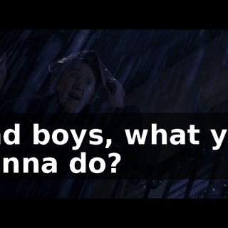 Bad boys, what you gonna do?