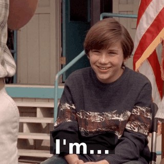 I'm...