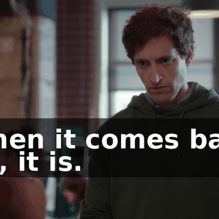When it comes back up, it is.