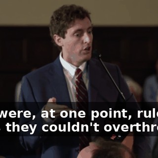 who were, at one point, ruled by kings they couldn't overthrow.