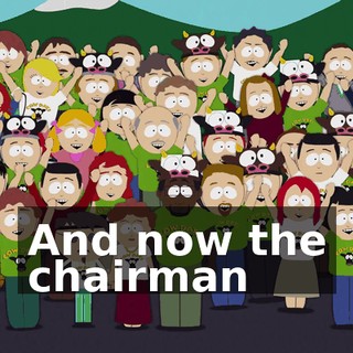 And now the chairman