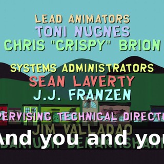 ♪ And you and you ♪