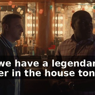 but we have a legendary singer in the house tonight.