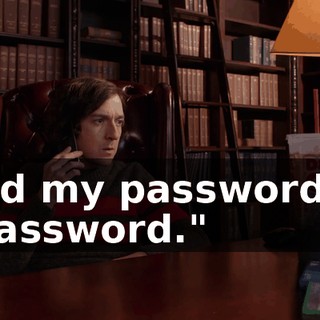 and my password is "password."