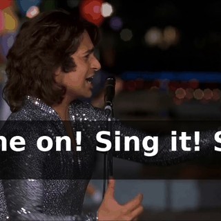 Come on! Sing it! Sing it!