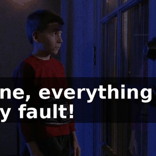 Fine, everything is my fault!