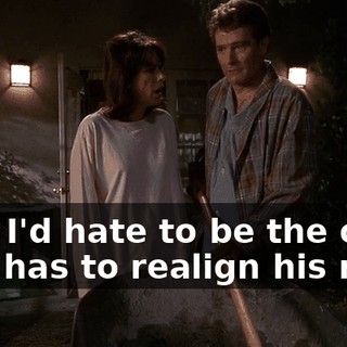 Boy, I'd hate to be the one who has to realign his rods.