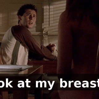 look at my breasts!