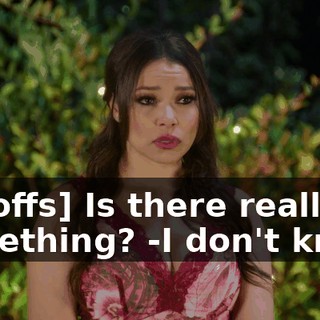 -[scoffs] Is there really something? -I don't know.