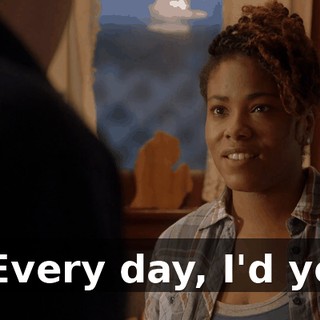 - * Every day, I'd yell *