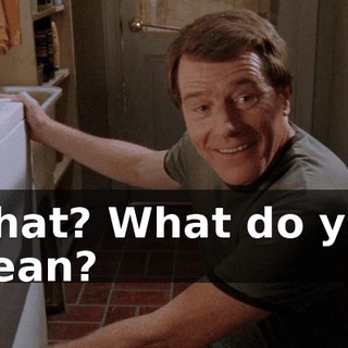 What? What do you mean?