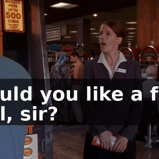 Would you like a free pull, sir?