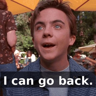 I can go back.