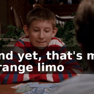 And yet, that's my orange limo