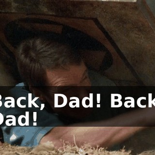 Back, Dad! Back, Dad!