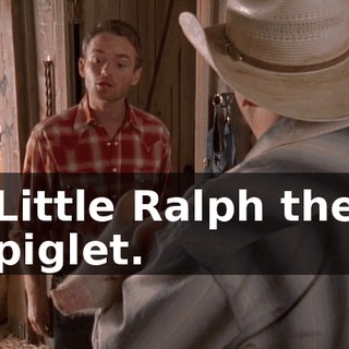 Little Ralph the piglet.